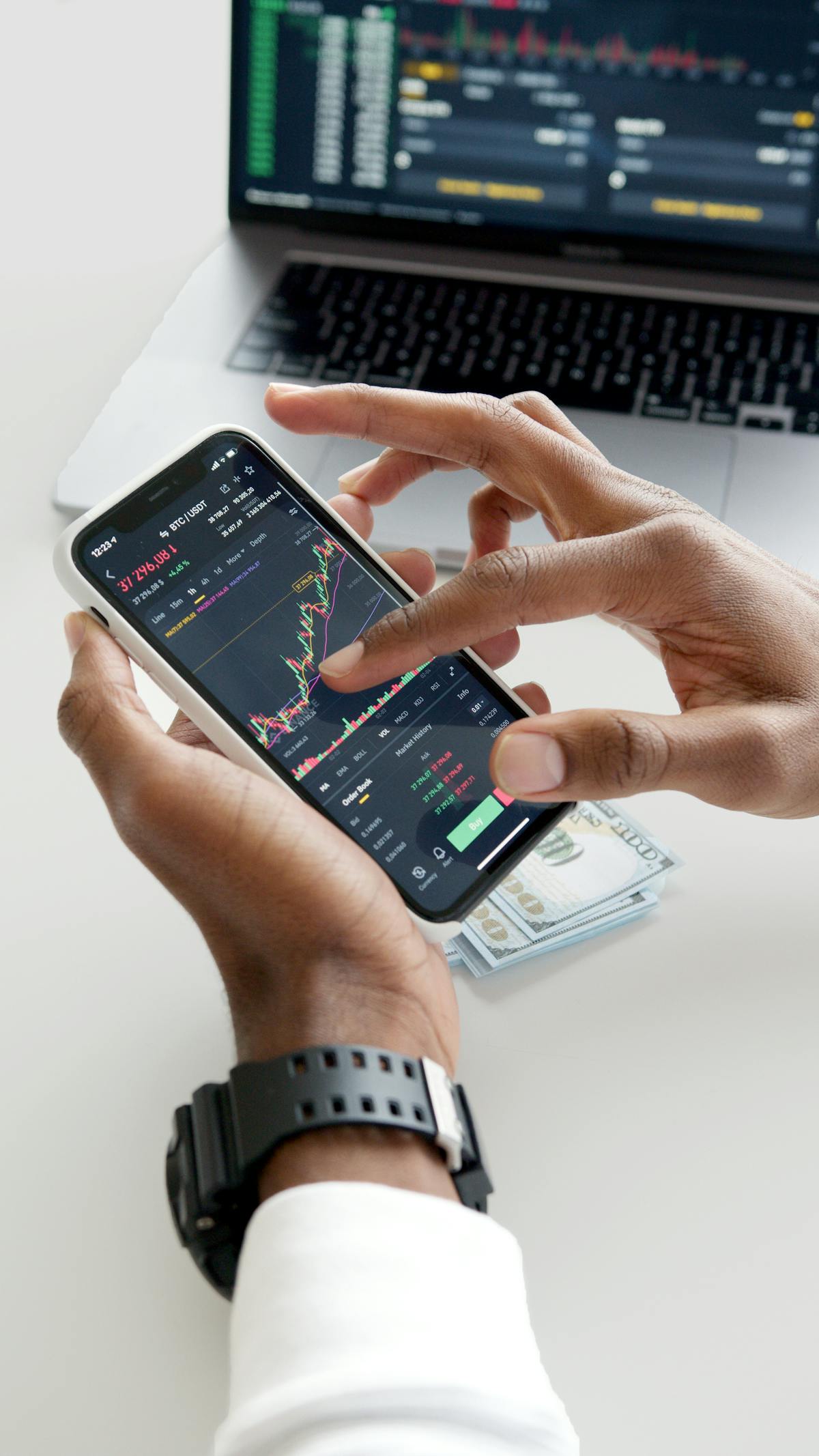 Gold bars representing precious metals commodity trading