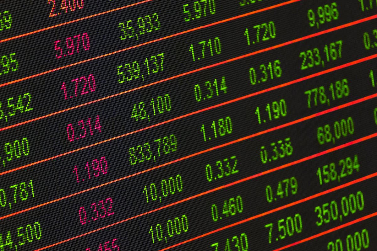 Global currency exchange rates board showing forex pairs